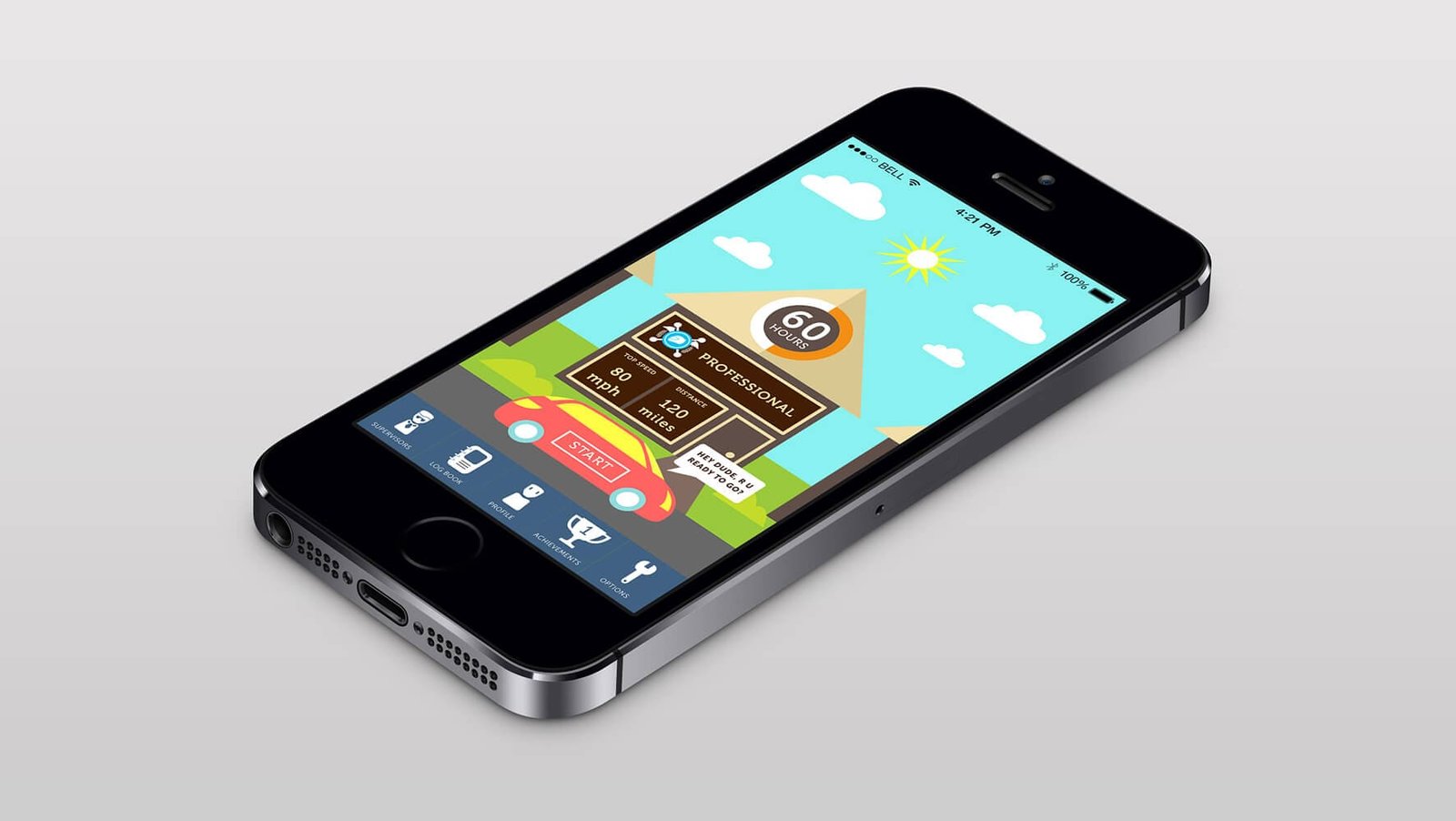 Home design in homescreen simulation
